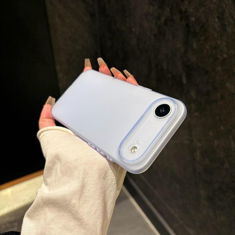 Suitable for Apple Air Mobile Phone Case Matte 17Pro Silicone 15/16Promax Simple Ultra-Thin Tpu Protective Cover Soft