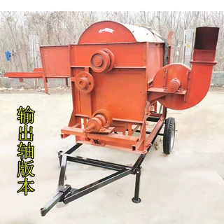 125型水稻脱粒机3个风机 四清分离打谷机 高粱脱粒机22马力柴油机