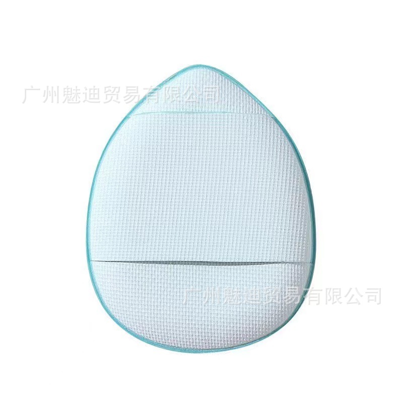 Popular puff Dedo de cuero al por mayor cojín de aire puff mojado y seco de doble uso maquillaje mini pulgar señaló gota de agua pequeño puff