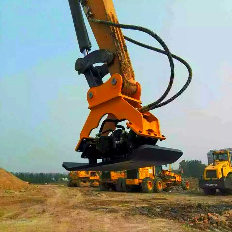 Виброплита для экскаватора, гидравлический виброплита для укладки покрытий на склонах, гидравлическая виброплита