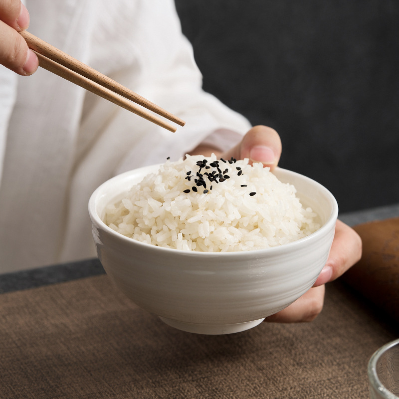 Japanese High-looking Bowl 2024 New Noodle Bowl Underglaze Color Soup Bowl Ceramic Large White Household Rice Bowl Japanese High-looking Bowl 2024 New Noodle Bowl Underglaze Color Soup Bowl Ceramic Large White Household Rice Bowl