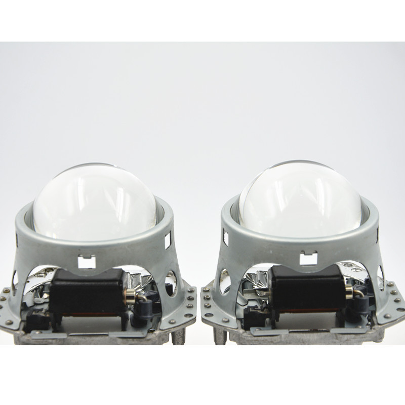 Haiwu lente de doble luz de alta definición, faro de automóvil Haiwu lente de doble luz, lente de xenón, lámpara de automóvil modificada
