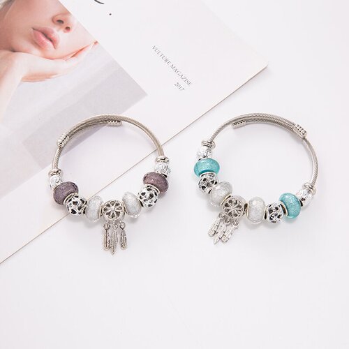 Same style crystal bracelet crown butterfly metal accessories bracelet colorful tree of life adjustable hand jewelry wholesale