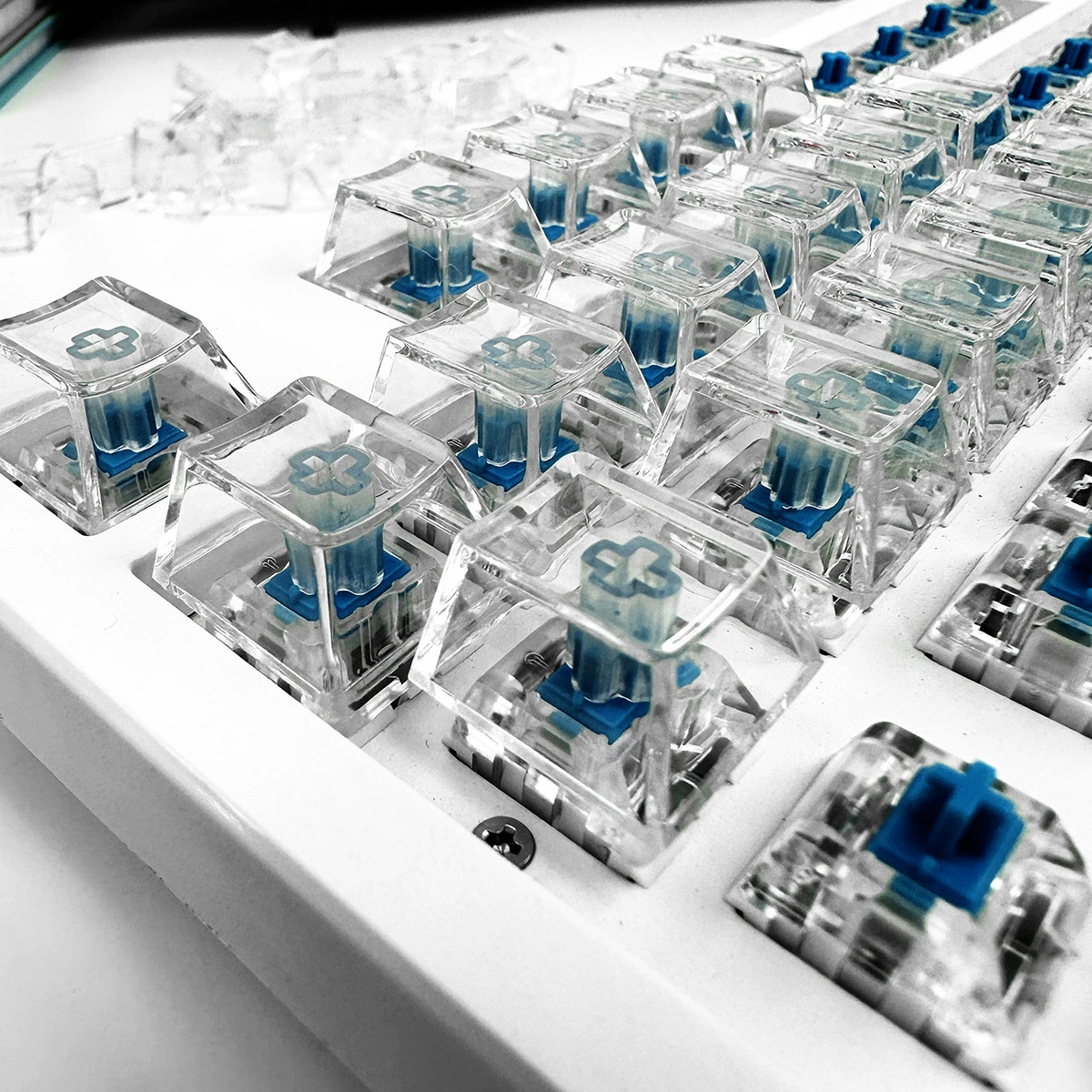 Оригинальная высота колпачок ПК прозрачный колпачок выделить прозрачный колпачок Вишневый высокий прозрачный колпачок механический колпачок