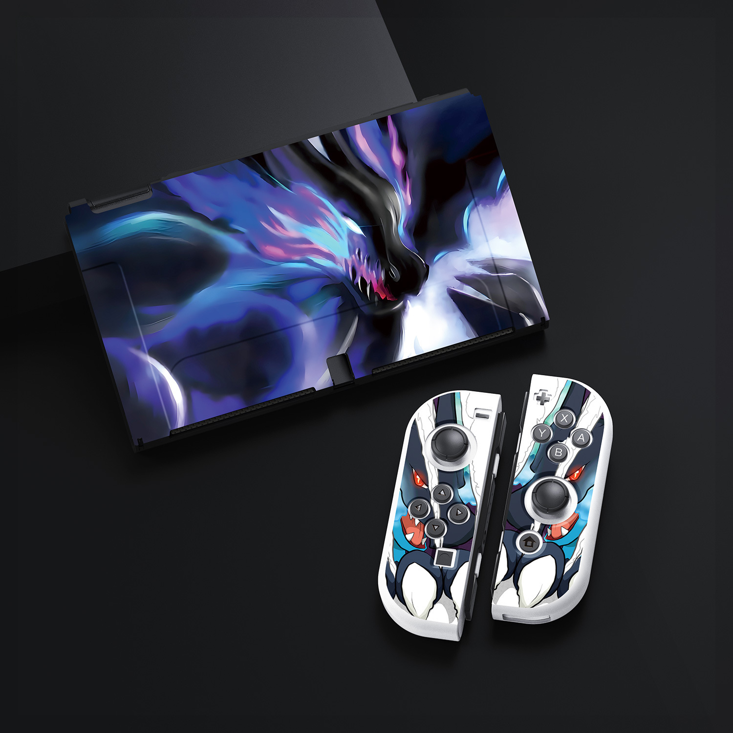 Monstruo naranja Nintendo switch oled cáscara suave tpu funda protectora de silicona dividida ns2 Pokémon