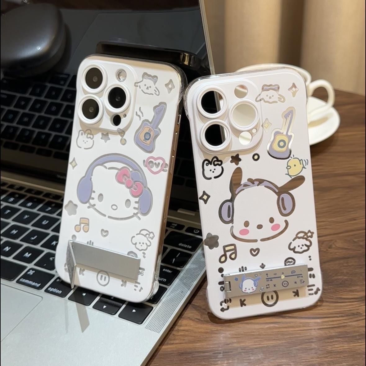 耳机凯蒂猫新款iPhone16promax无边框硬壳15PRO/14pm简约个性可爱