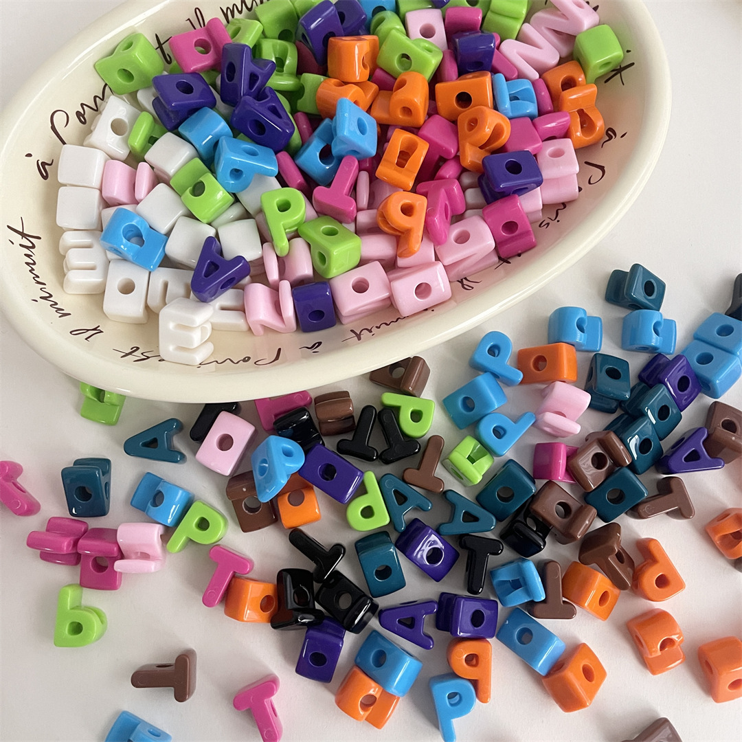 Beads Jewelry Making Type 1 Piece Acrylic Letter DIY Jewelry Accessories Beads