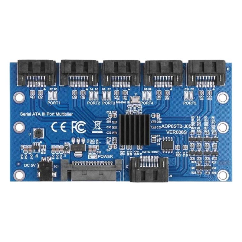 SATA3.0 1-5 карта адаптера жесткого диска материнская плата компьютера множитель порта 3G/6 Гбит/С поддерживает карту расширения PM