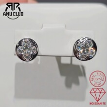 �羳��Ʒ��18k��925��Īɣʯ����Īɣ����Ҷ�����ζ���С������Ů