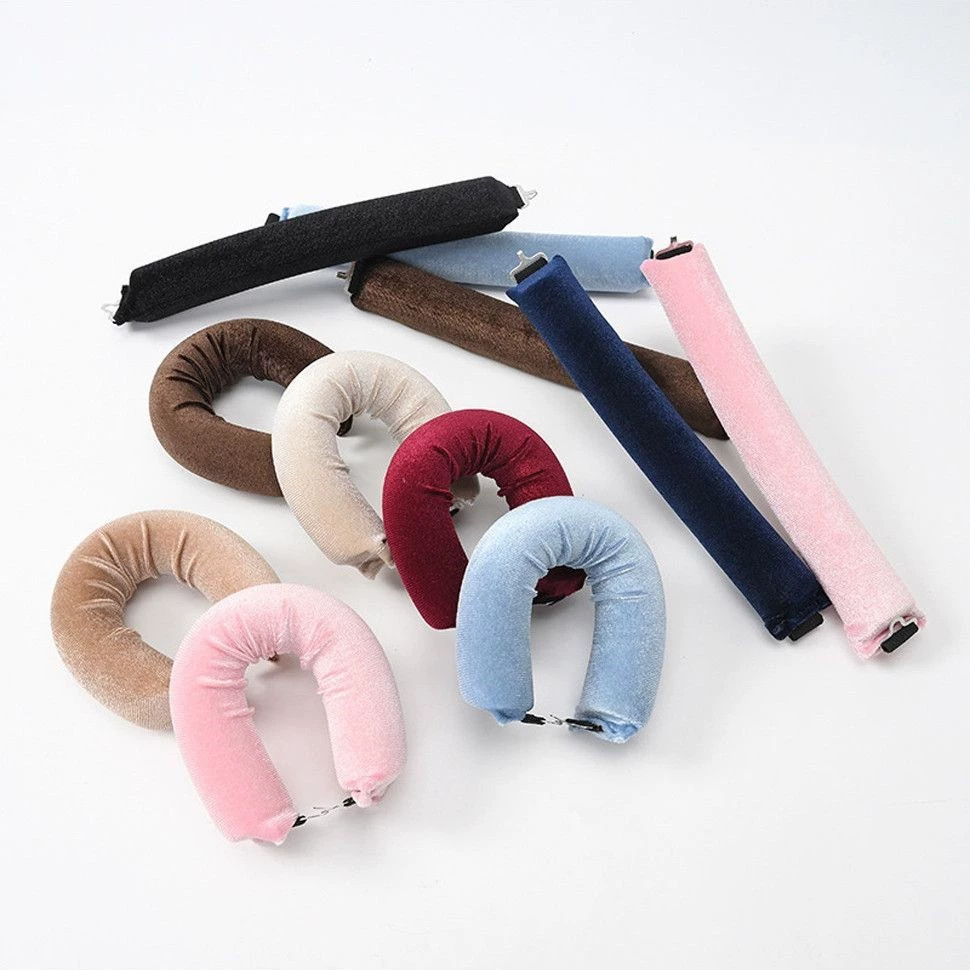 Rubber -free curly curly rolling stick lazy big wavy curl artifact sleep curling tail setting tool free scorch sponge tube