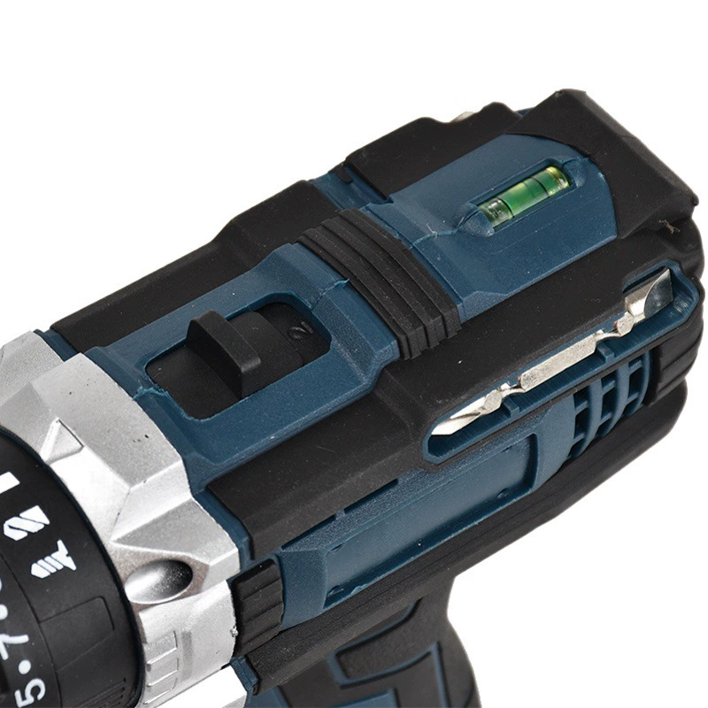 Ручная электрическая дрель со щеткой, мощная многофункциональная электрическая перезаряжаемая бытовая ударная дрель промышленного класса с литиевой батареей для электрика