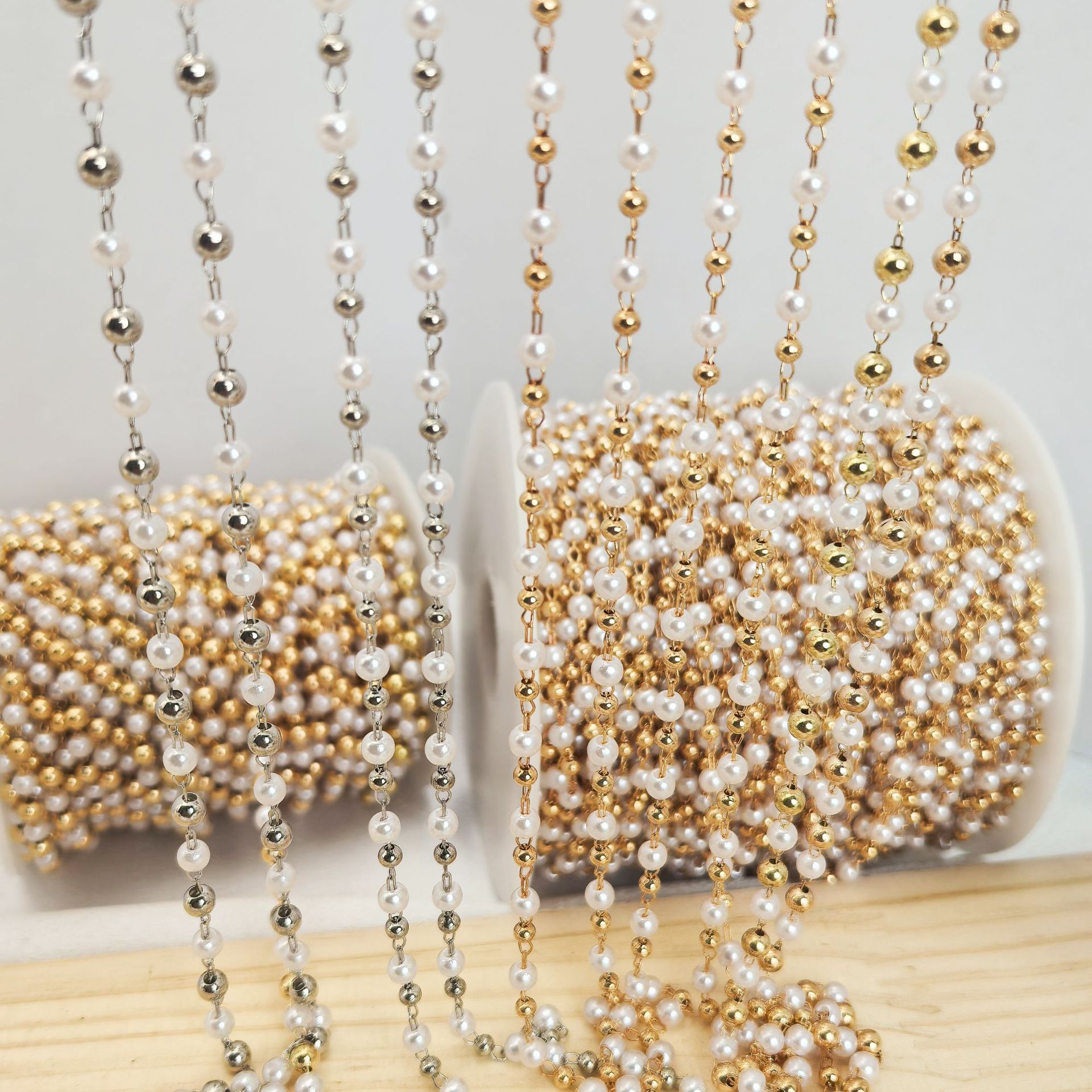 Copper fashionable set pearl