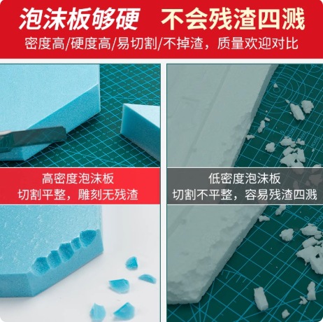 Diy 건설 모래 테이블 장면 모델 생산 재료 조각 고밀도 폼 보드 조경 바닥판 도매