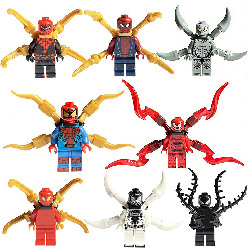 Cross-Border W028 Series Hero Figure Building Block Toys Exclusively Available