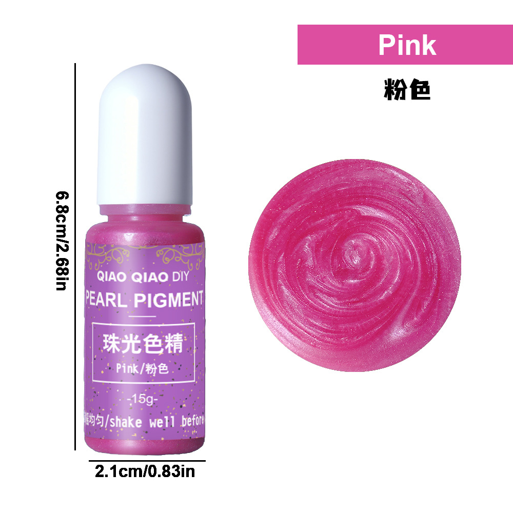Tairui Drip Glue Pearl Color Essence DIY Handmade Color Mixing Pigment Color Essence UV Resin Glue C