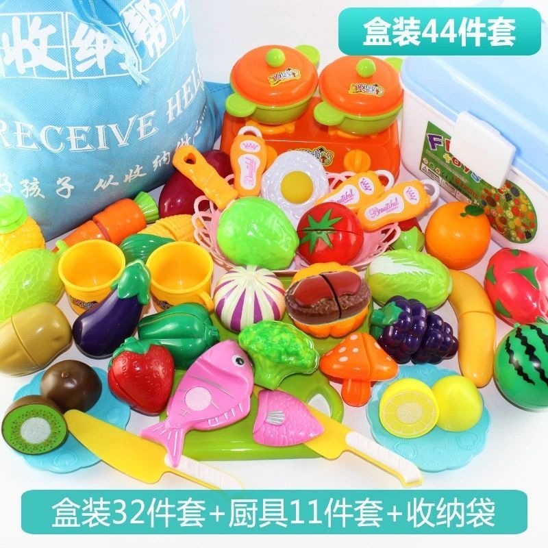 Juguetes de corte de frutas para niños, simulación de cocina, juegos de corte de frutas y verduras, juegos de rompecabezas