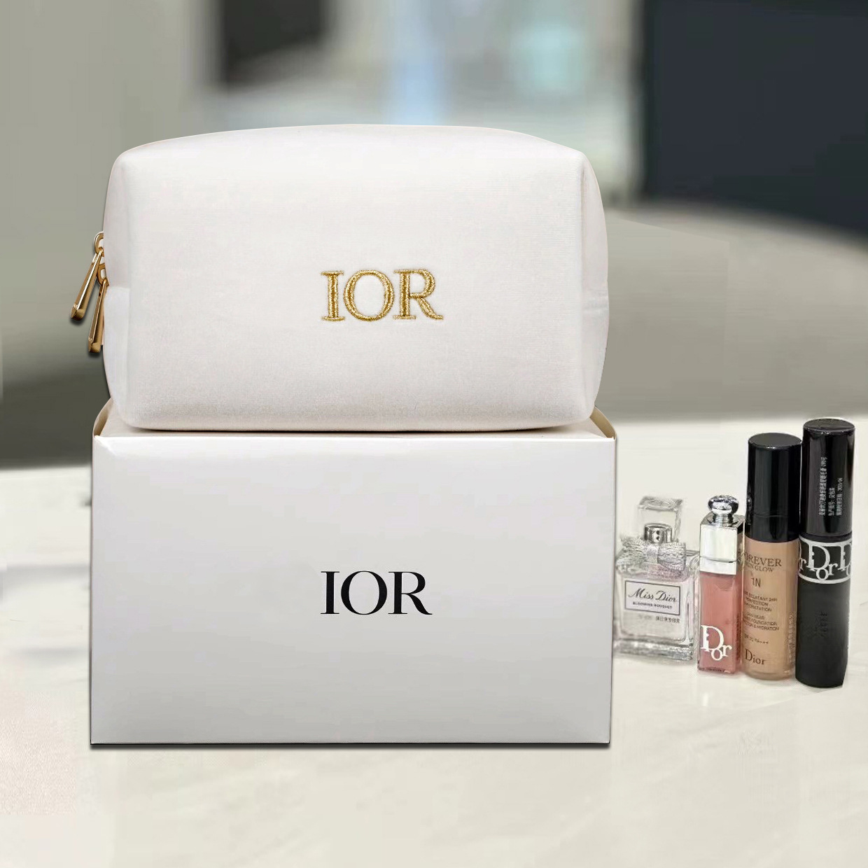 新型化粧バッグ国内ピンクコーナーセットは、宇宙綿の超ソフト感携帯化粧品収納バッグをはがした