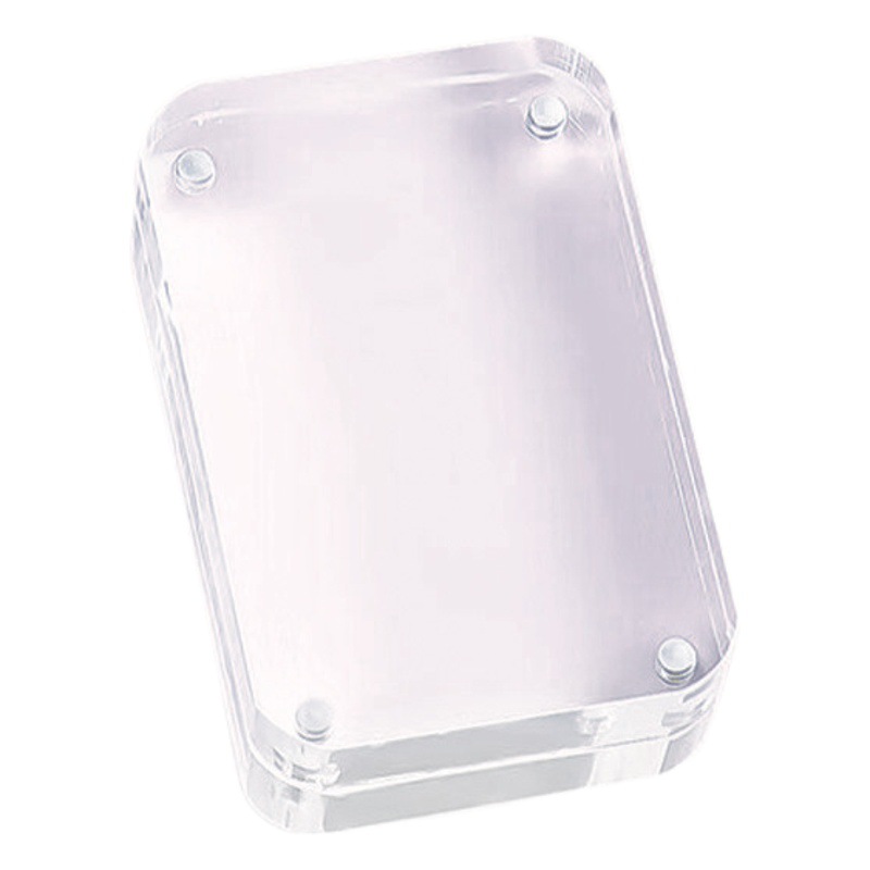 Pequeño Libro Rojo Mismo estilo magnético acrílico Mahjong tarjeta ladrillo placa Goo DIY tarjeta Goo tarjeta pequeña ladrillo alta transparente pegatina de dibujos animados foto