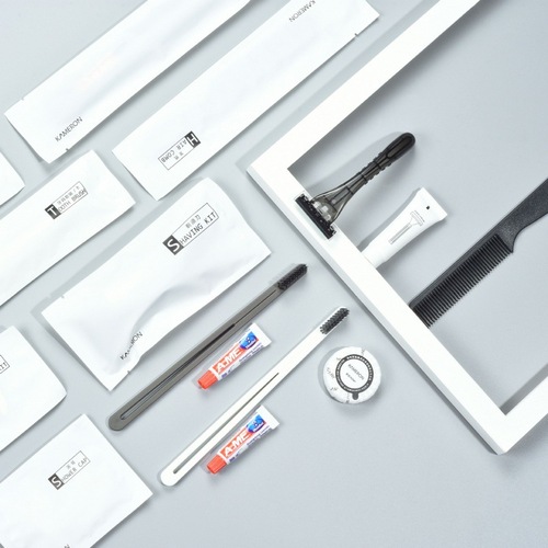 Simple Hotel Disposable Toothbrush and Toothpaste Set, High-end Homestay Room Oral Care Items, Hotel Use Bathroom Supplies Wholesale