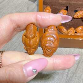 橄榄核财神散珠配件手链项链隔珠手工DIY文玩饰品配珠佛珠配饰