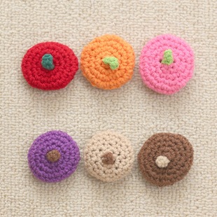 Beret Hat Dog Pendant Crochet Hat Knitted Plush Toy Accessory Doll Accessory Plush Accessory