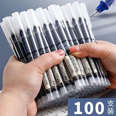 黒、赤、青の直液式ボールペン、教師の試験解答・宿題用、速乾性、学生用ニードルチップ