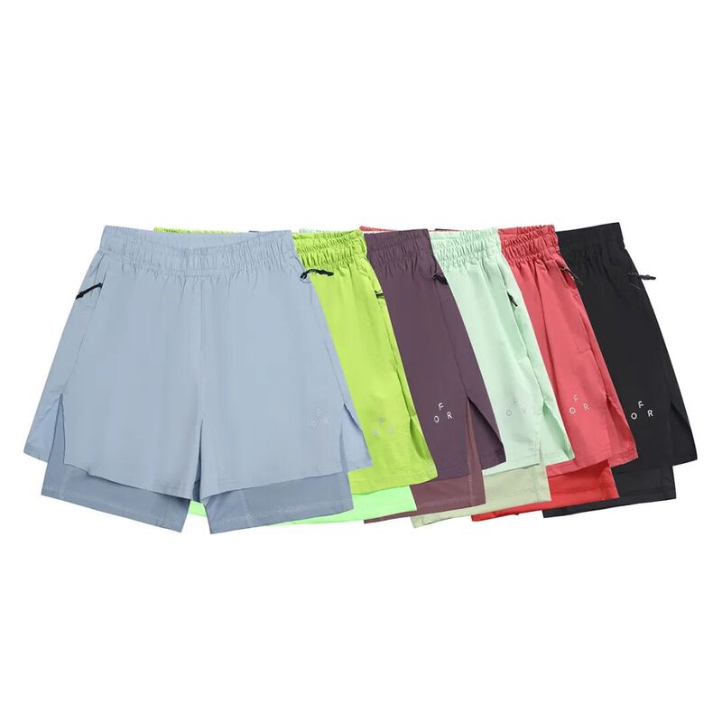 Bj Outdoor Waterproof Fake Two-Piece Running Training Shorts Summer Casual Versatile Couple Style Pants for Men and Women For2612