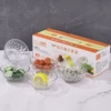 6 diamond bowls (1 box can hold 16 sets) [Color box can be printed]