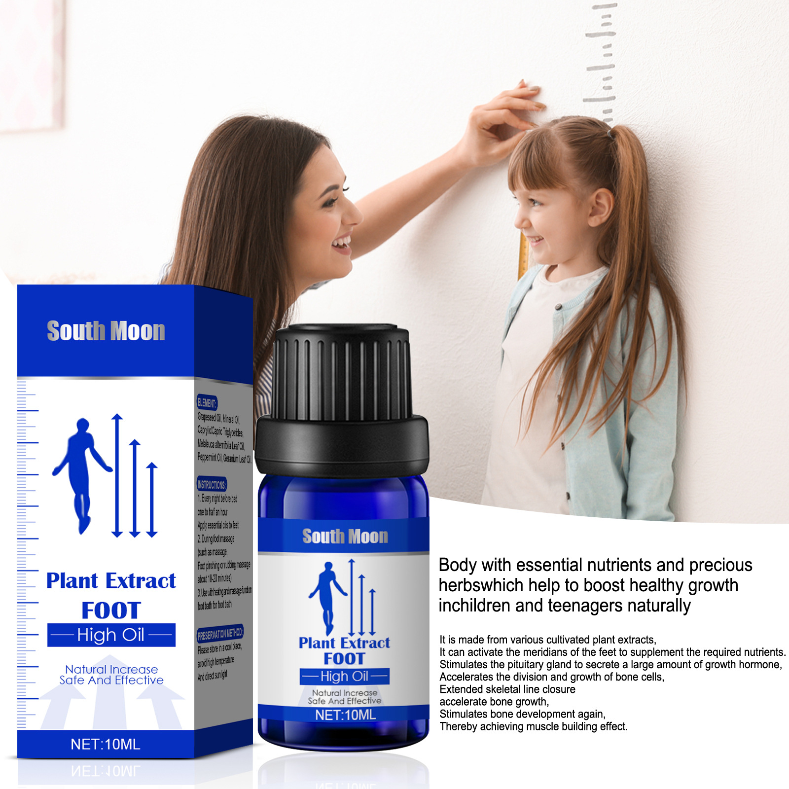 South Moon Body Care Essential Oil Gentle Foot Care and Daily Massage Essential Oil