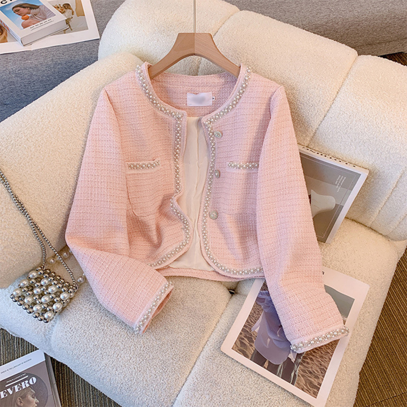 French-Style Heavy-Duty Chanel-Inspired Jacket for Women, Autumn/Winter 2025 New Model, High-End Luxury Short Tweed Coat