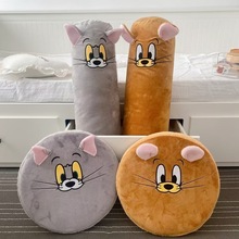 卡通可爱猫咪老鼠侧睡夹腿圆柱抱枕女生睡觉男生床上长条枕可拆洗