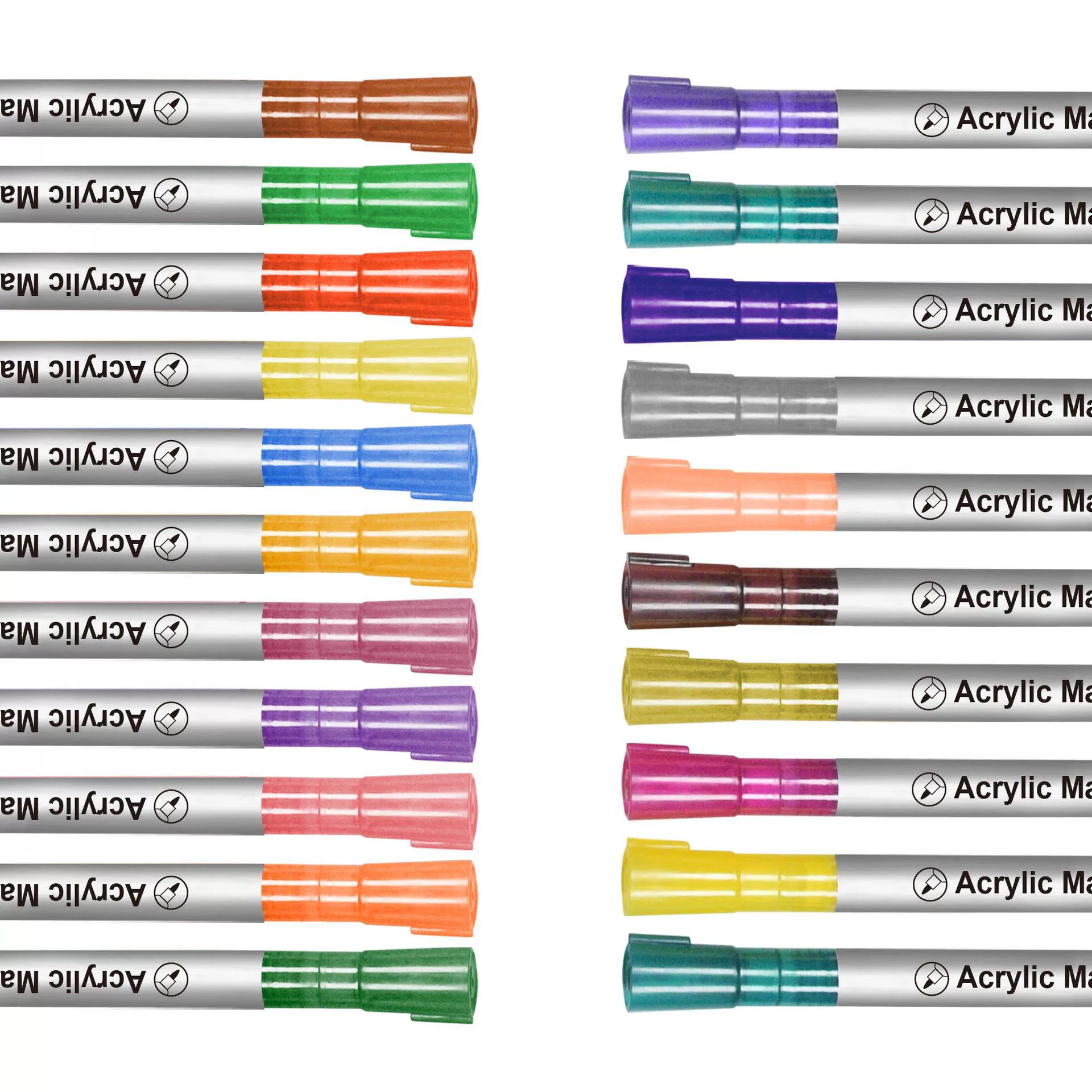 Capacious waterproof art brush for elementary school students, 12 colors, odorless, handmade, (Cross-border trading)