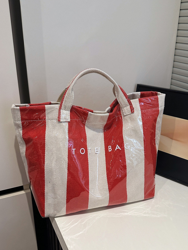イチジク防滴デイリーバッグシンプル超軽量大容量バッグショッピングバッグ防滴生地ハンドバッグ|undefined