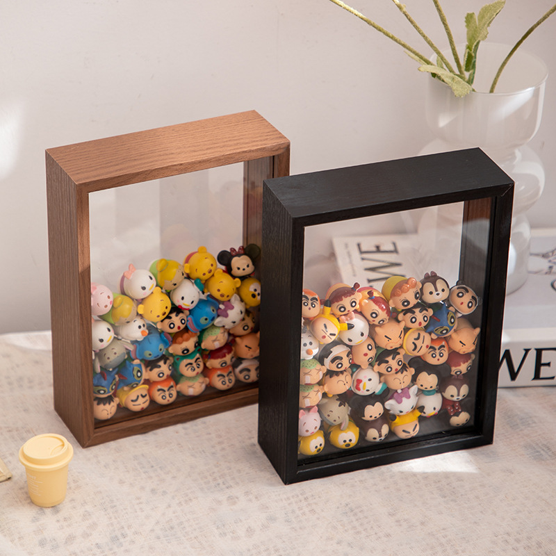 Photo Frame Display Box Wall-Mounted Transparent Acrylic Desktop Ornament Food Toy Small Box Blind Box Figurine Storage Rack Photo Frame Display Box Wall-Mounted Transparent Acrylic Desktop Ornament Food Toy Small Box Blind Box Figurine Storage Rack
