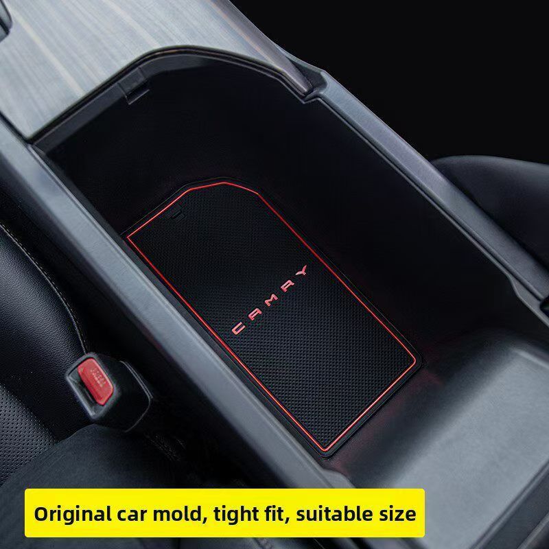 Brand new 9th generation Toyota Camry special door slot mat and cup holder mat for 2024-2026 models, interior storage box mat modification