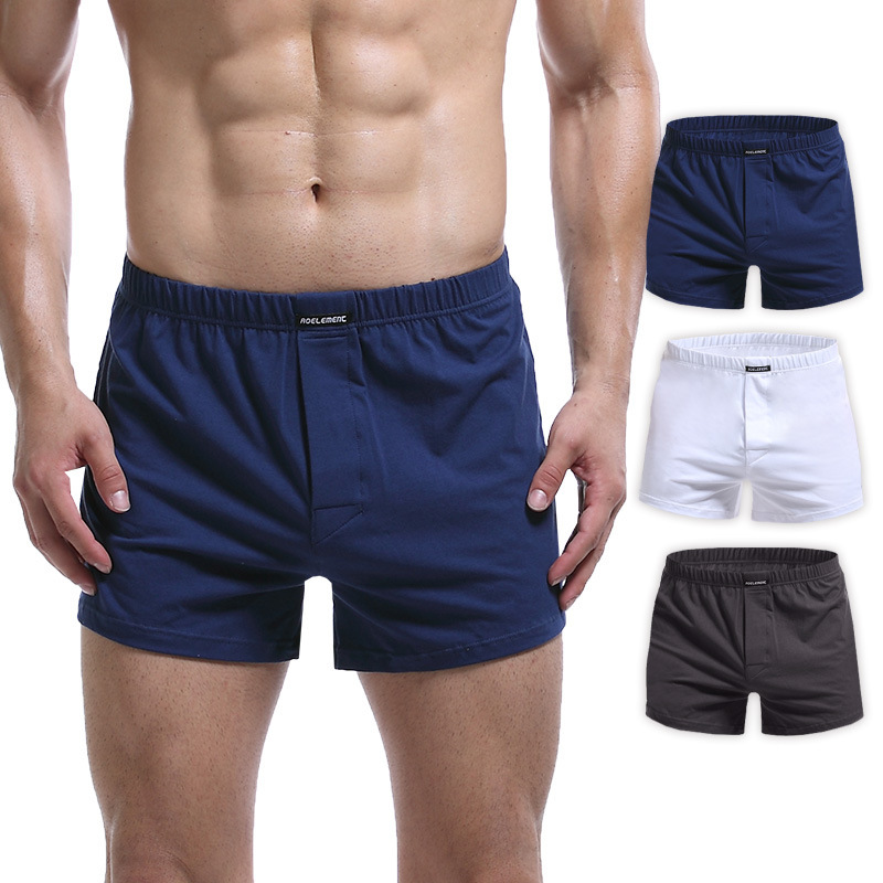 Factory Direct Men's Boxer Briefs Home Cotton Arrow Pants Loose Large Size Four Corner Home Pants Pajama Pants Shorts