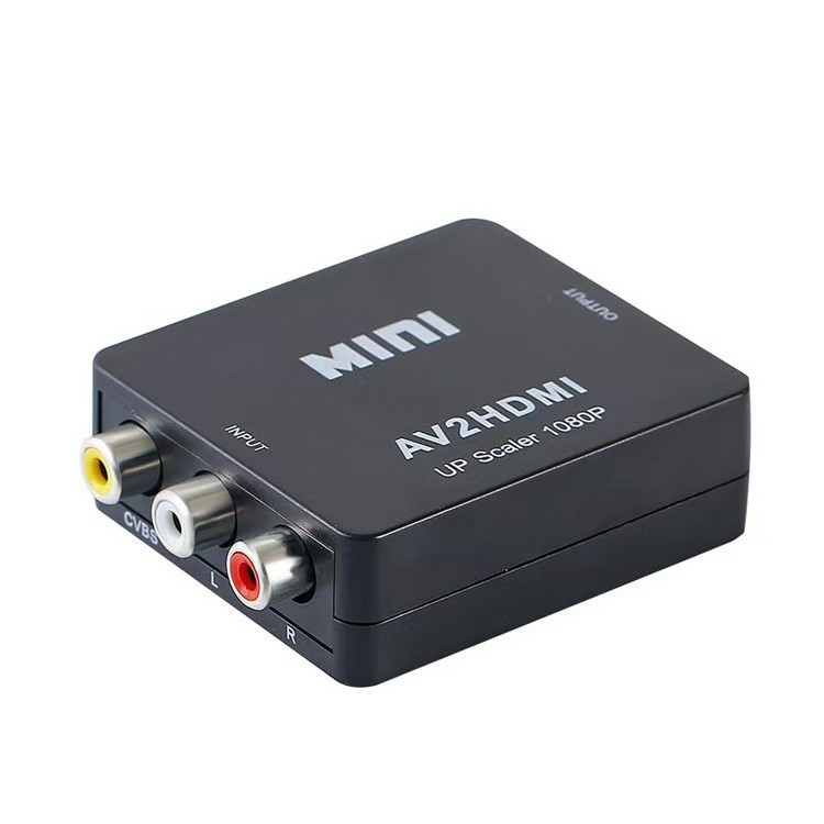 国境を越えた人気の AV to HDMI 高解像度ビデオコンバーター 1080P 監視ゲームセットトップボックス Lotus RCA|undefined