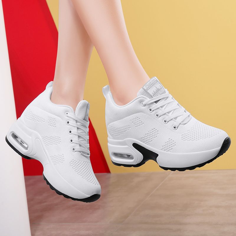 杨丽萍夏季网面曳步舞鞋广场女软底增高透气鬼步现代舞鞋