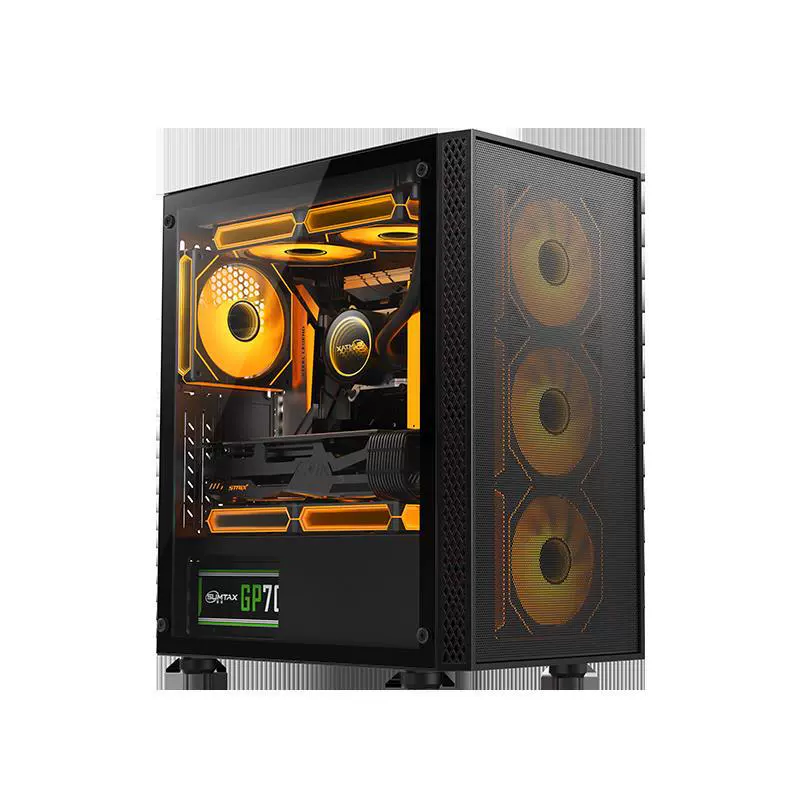 / Beta No. 3 computer case desktop full-side transparent gaming water-cooled M-ATX board backline case