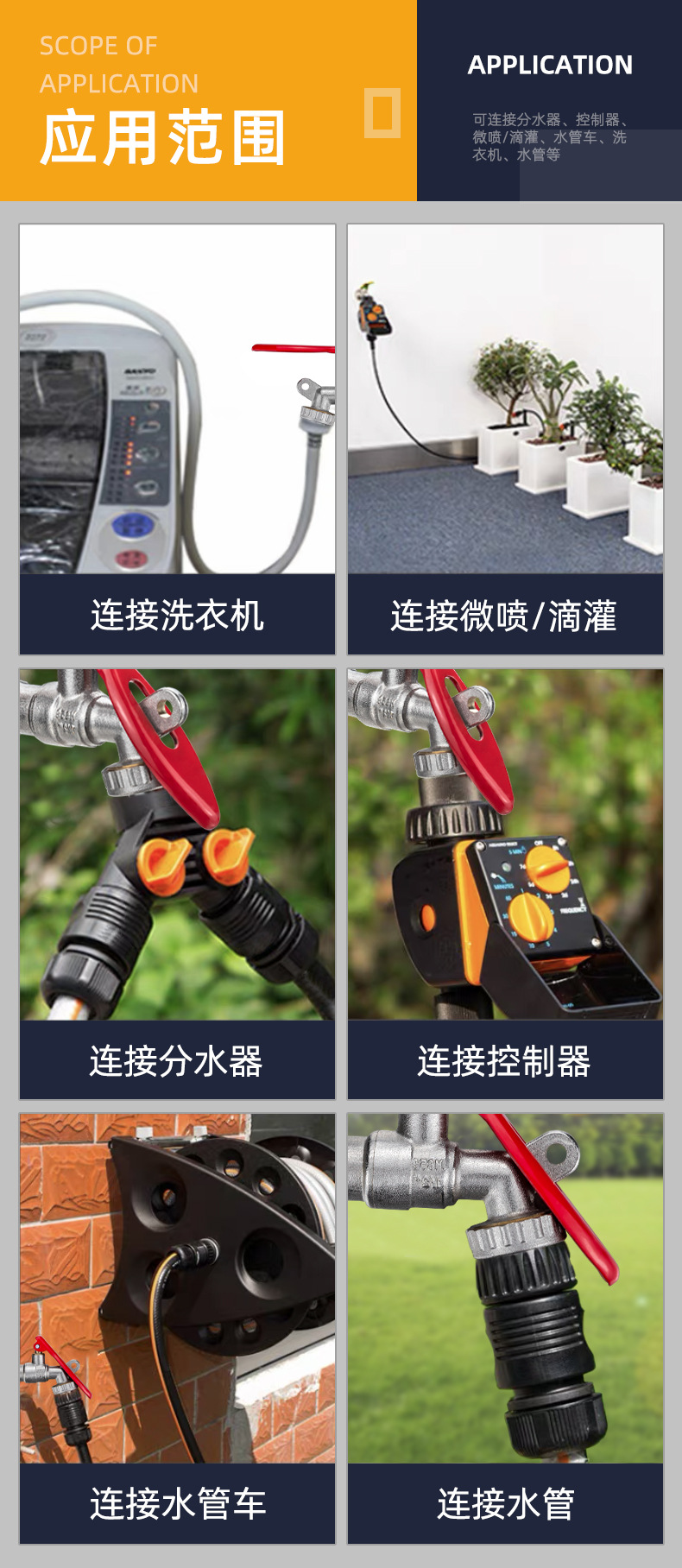 Tangke all-copper lockable washing machine faucet mop sink sink nickel-plated garden anti-theft outdoor faucet cross-border undefined