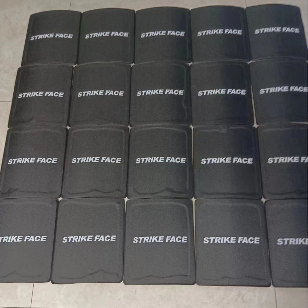 现货供应武钢防弹钢板加工防弹插板 防弹衣通用250*300切角压弧