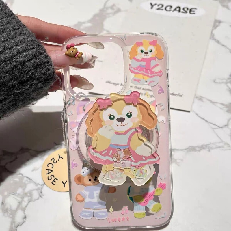 Cake Star Dailu Rocking Music with Magnetic Bracket for Xiaomi 15Pro Mobile Phone Case for Xiaomi 15/14 Soft 13 Women Cake Star Dailu Rocking Music with Magnetic Bracket for Xiaomi 15Pro Mobile Phone Case for Xiaomi 15/14 Soft 13 Women