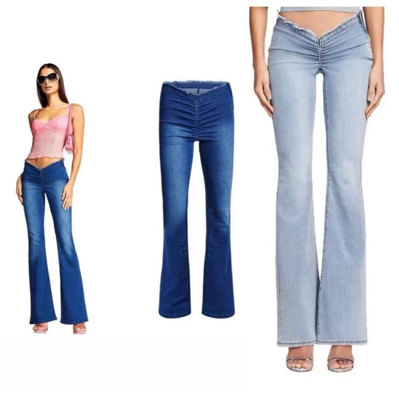 Iamgia European and American Sexy Skinny Yi Mengling High Waist Jeans