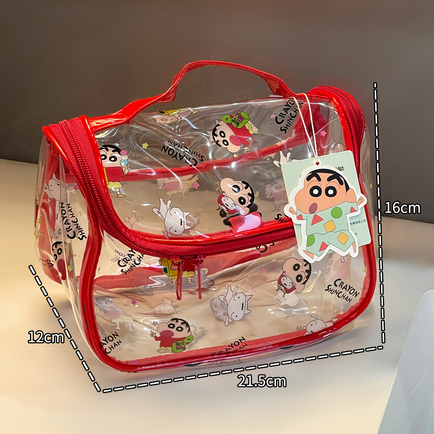 2025 nuevo lápiz pequeño nuevo bolso de maquillaje transparente portátil de gran capacidad de almacenamiento de viaje bolso de lavado impermeable