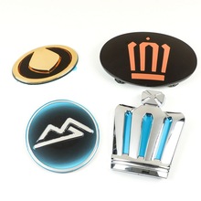 abs塑料标牌俱乐部电镀注塑加工皇冠汽车铭牌车标车身贴汽车出厂