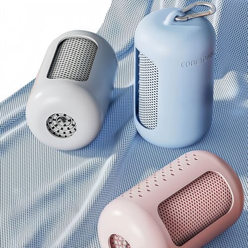 Silicone cover summer cool-feeling sports towel outdoor ice-feeling fitness running cool-feeling towel ice silk quick-drying cooling ice towel