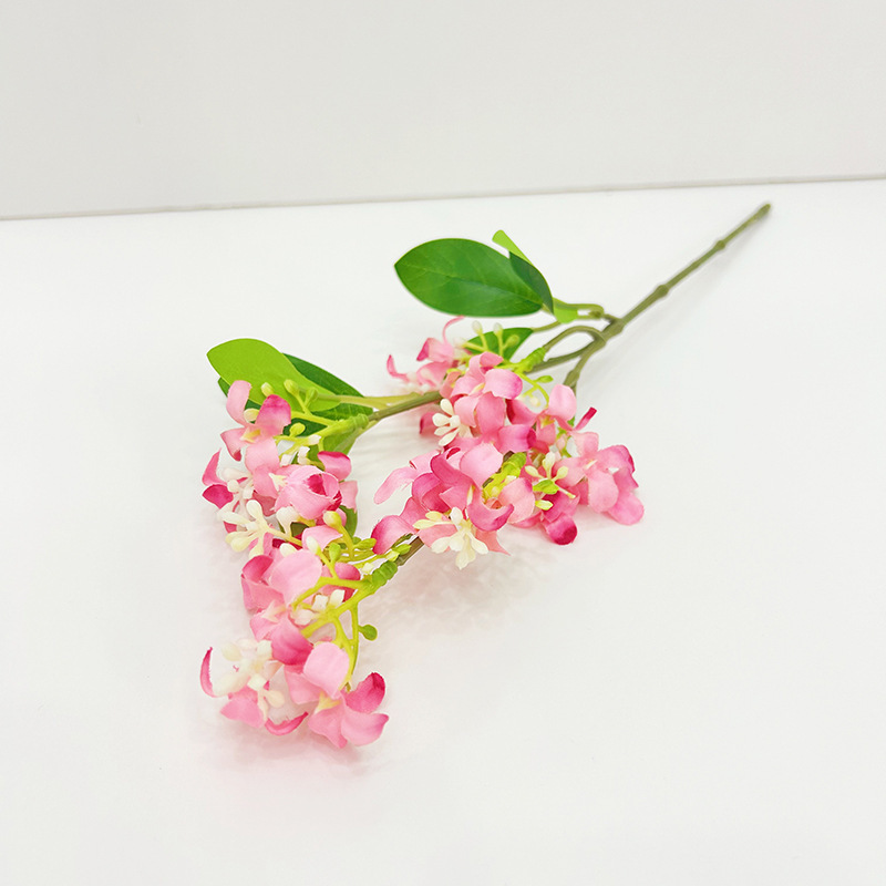仿真花桂花枝千里香婚庆家居装饰酒店落地装饰假话拍摄道具假花|undefined