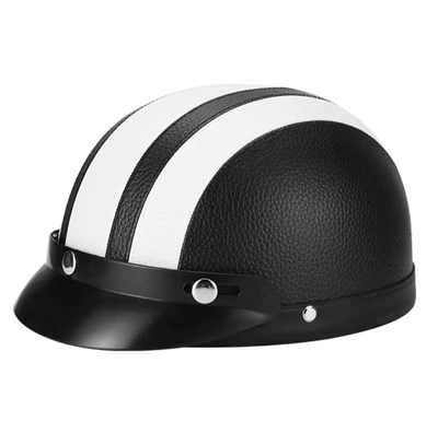 Motosiklet kaskı (dəbilqə) – Helmet Motorcycle Electric Vehicle Helmet - white-no-goggles-all-yards