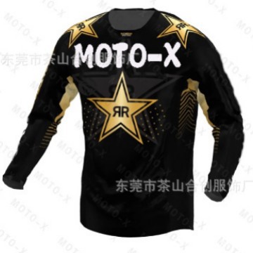 2022新款MOTO户外运动越野摩托机车服透气速干长袖T恤速降服