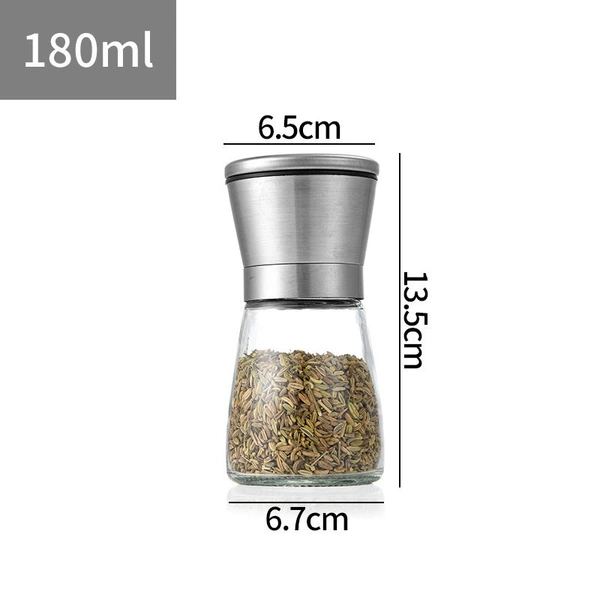 Stainless steel, 180 ml